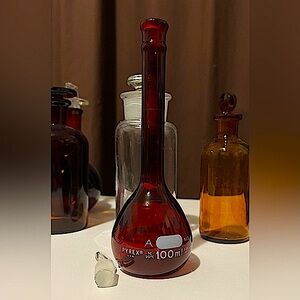 Authentic Pyrex Scientific Flask